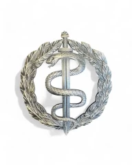 Кокарда беретний знак Медичних сил ЗСУ метал