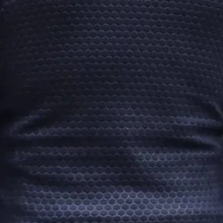 Тканина фліс Гексагон соти синій