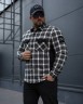 Тактическая милитари Рубашка FCT Blackbeard летняя в клетку Черно-белая (22 номер) 40-42/3