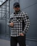 Тактическая милитари Рубашка FCT Blackbeard летняя в клетку Черно-белая (22 номер) 40-42/3