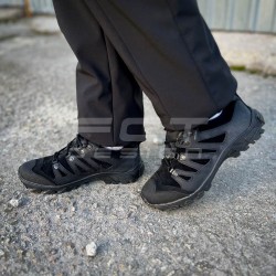 Кросівки жіночі тактичні зимові Вікінг шкіра Crazy Horse чорне хутро