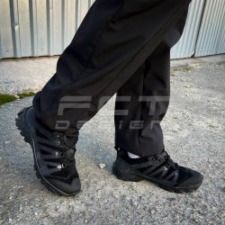 Кросівки жіночі тактичні зимові Вікінг шкіра Crazy Horse чорне хутро