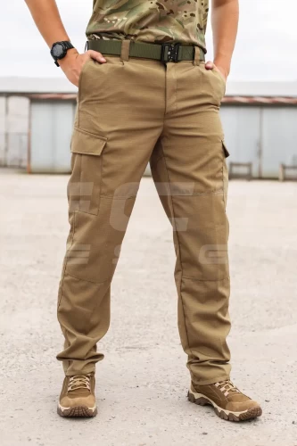 Штани літні Мілітарі карго ріп-стоп олива 42 42