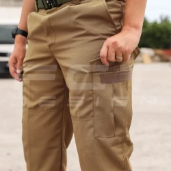 Штани літні Мілітарі карго ріп-стоп олива