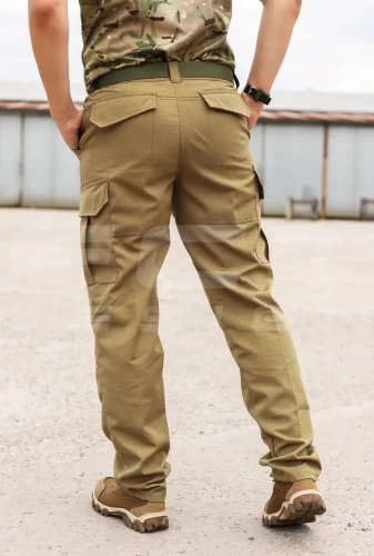 Штани літні Мілітарі карго ріп-стоп олива 42 42