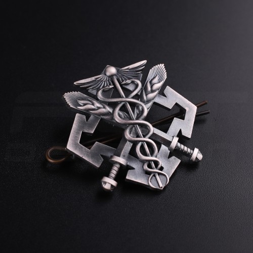 Кокарда беретный знак сил Логистики ВСУ металл