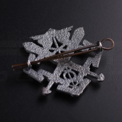 Кокарда беретний знак сил Логістики ЗСУ метал