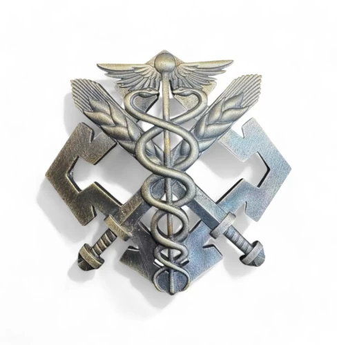 Кокарда беретний знак сил Логістики ЗСУ метал