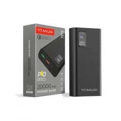 Повербанк Titanum 727S чорний 20000 mAh 22.5W