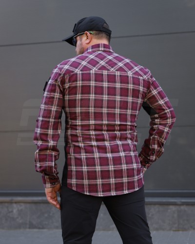 Тактична мілітарі Сорочка FCT Blackbeard літня в клітинку Червона (6 номер) 40-42/3 40-42/3