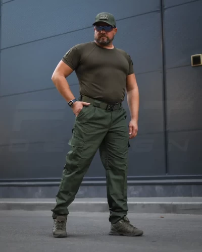 Штани літні Мілітарі карго ріп-стоп хакі 42 42