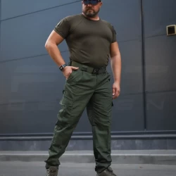 Брюки летние Милитари карго рип-стоп хаки