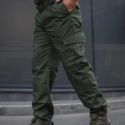Брюки летние Милитари карго рип-стоп хаки