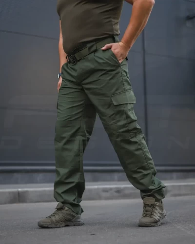Штани літні Мілітарі карго ріп-стоп хакі 42 42