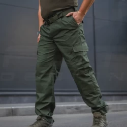 Брюки летние Милитари карго рип-стоп хаки