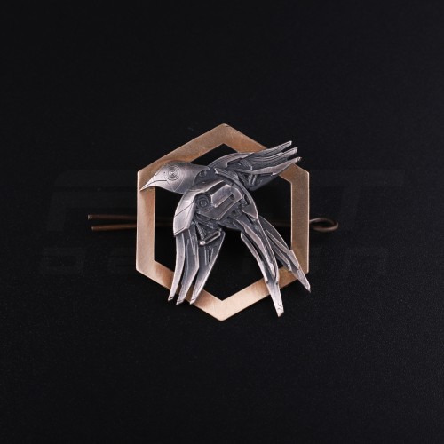 Кокарда беретный знак СБС Сил беспилотных систем ВСУ