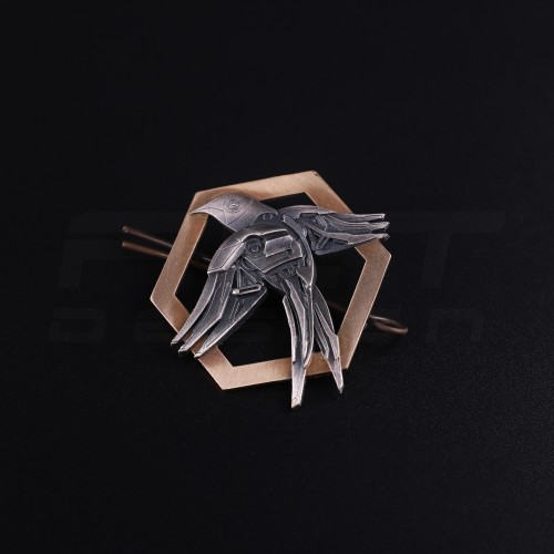 Кокарда беретный знак СБС Сил беспилотных систем ВСУ