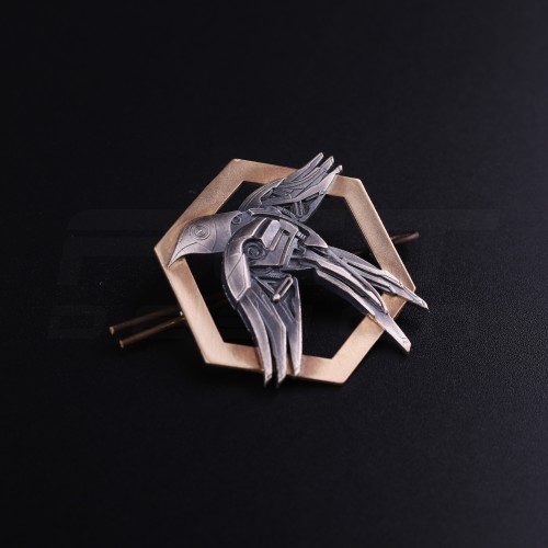 Кокарда беретный знак СБС Сил беспилотных систем ВСУ