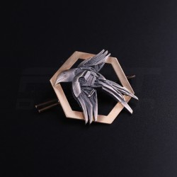 Кокарда беретний знак СБС Сил безпілотних систем ЗСУ