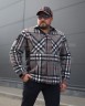 Тактическая милитари Рубашка FCT зимняя утепленная в клетку Красная-серая флис подкладка (23 номер) 40-42/3