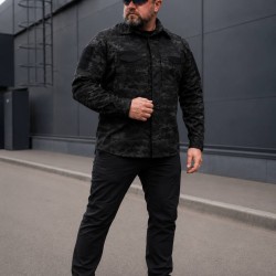 Тактическая милитари Рубашка FCT Blackbeard летняя твил черный мультикам