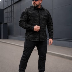 Тактическая милитари Рубашка FCT Blackbeard летняя твил черный мультикам