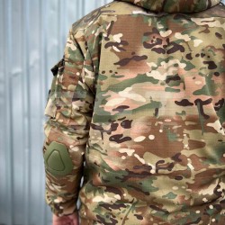 Костюм Горка 5 тактический полудемисезон Мультикам с налокотниками и наколенниками