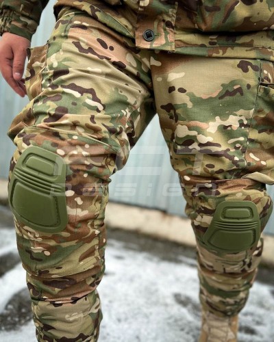Костюм Гірка 5 тактичний півдемісезонний з налокітниками та наколінниками мультикам 40-42/3 40-42/3