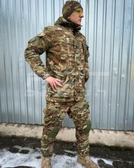 Костюм Гірка 5 тактичний півдемісезонний з налокітниками та наколінниками мультикам