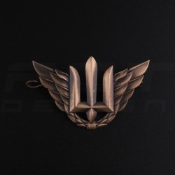 Беретний знак кокарда Військово-повітряних сил України метал