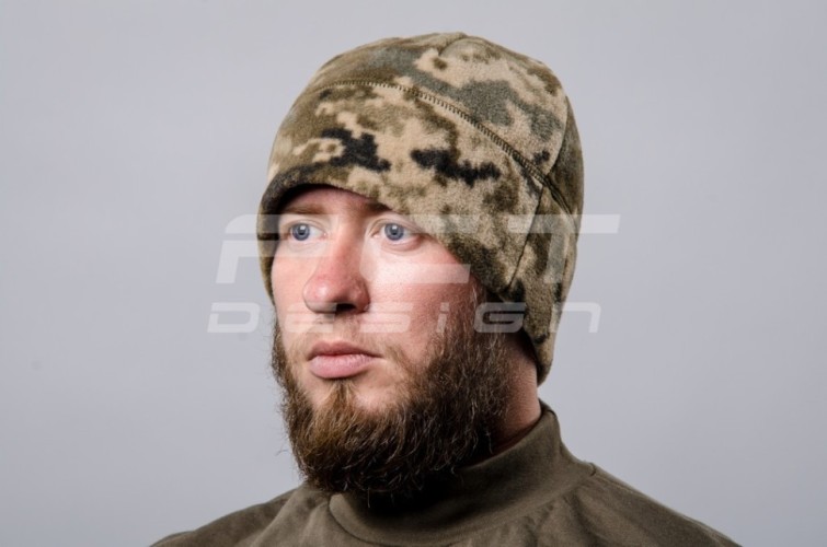 Шапка флисовая пиксель ВСУ 56