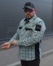 Тактическая милитари Рубашка FCT Blackbeard летняя в клетку Светло-Зеленая (7 номер) 40-42/3