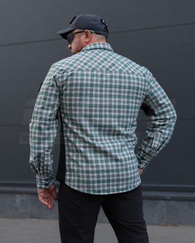 Тактична мілітарі Сорочка FCT Blackbeard літня в клітинку Зелена (7 номер) 40-42/3 40-42/3