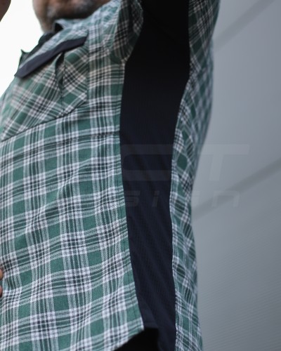 Тактична мілітарі Сорочка FCT Blackbeard літня в клітинку Зелена (7 номер) 40-42/3 40-42/3