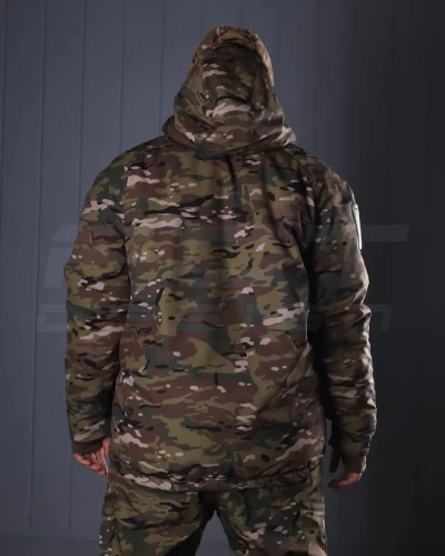 Куртка зимова Хантер Софтшел фліс Мультикам зелений 40-42/3 40-42/3