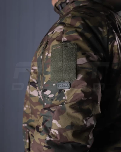 Куртка зимова Хантер Софтшел фліс Мультикам зелений 40-42/3 40-42/3