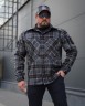 Тактическая милитари Рубашка FCT демисезон утепленная в клетку Серо-оранжевая (2 номер) 40-42/3