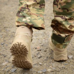 Берці тактичні Мілтек Mil-Tec на мембрані GoreTex койот