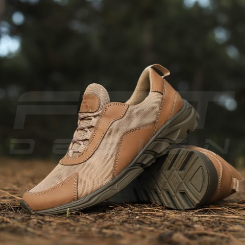 Кросівки літні Urban N-32 замша на сітці койот 36 36