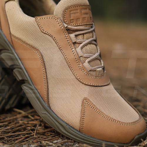 Кросівки літні Urban N-32 замша на сітці койот 36 36