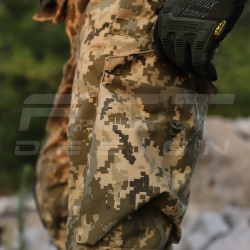 Костюм Горка 5 тактический полудемисезон пиксель ВСУ с налокотниками и наколенниками