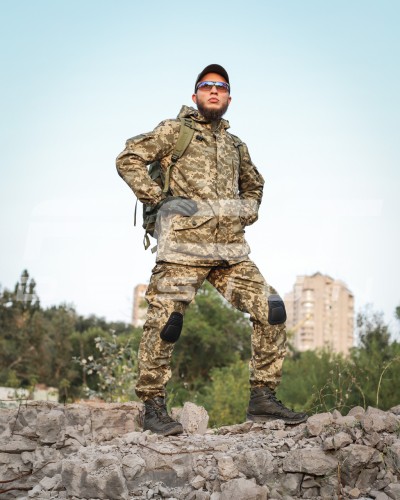 Костюм Гірка 5 тактичний півдемісезонний з налокітниками та наколінниками піксель ЗСУ 40-42/3 40-42/3