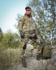 Костюм Гірка 5 тактичний півдемісезонний з налокітниками та наколінниками піксель ЗСУ