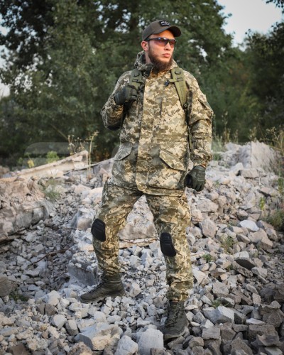 Костюм Гірка 5 тактичний півдемісезонний з налокітниками та наколінниками піксель ЗСУ 40-42/3 40-42/3