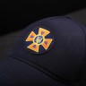 Кепка бейсболка для ДСНС синя з кокардою ріп-стоп  56 56