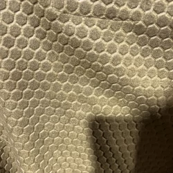 Тканина фліс Гексагон соти койот