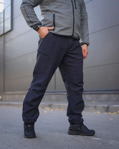 Брюки зимние Хантер Gen 2 Софтшелл темно-синие для ГСЧС 40-42/3