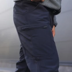 Брюки зимние Хантер Gen 2 Софтшелл темно-синие для ГСЧС