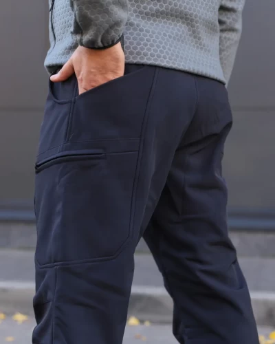 Брюки зимние Хантер Gen 2 Софтшелл темно-синие для ГСЧС 40-42/3