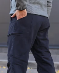 Брюки зимние Хантер Gen 2 Софтшелл темно-синие для ГСЧС